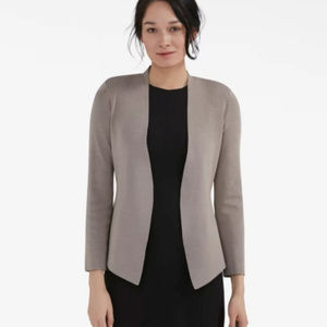 MM LaFleur The Woolf Jardigan--Taupe Pearl Small